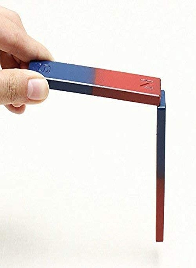 Salco Bar Magnet for Physics Experiment Red Blue Painted N/S Bar School Magnet Pole Teaching Educational Toys for Children - 4 Inch, Pack of 1 - Image 5